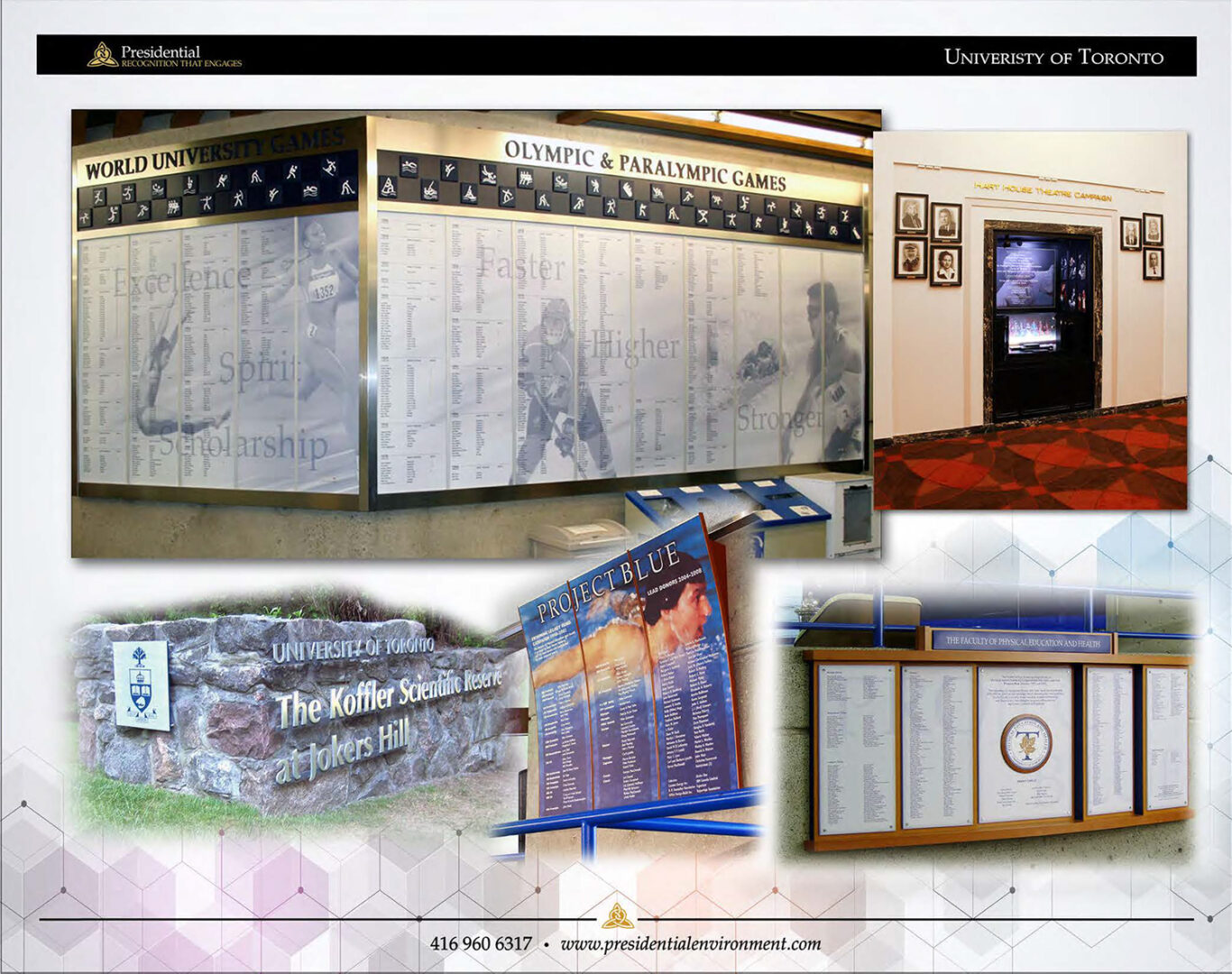 A collage of photos with different types of images.